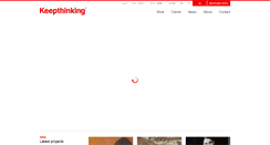 Desktop Screenshot of keepthinking.it